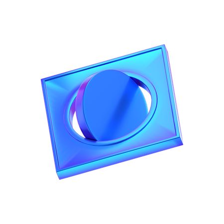 Würfel abstrakt form  3D Icon