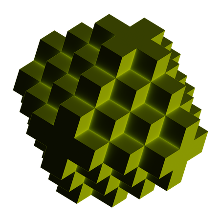 Würfel abstrakte Form  3D Icon