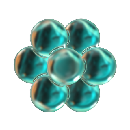 Würfel ball abstrakt form  3D Icon