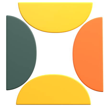 Würfel geometrische Form  3D Icon