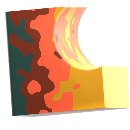 Würfel geometrische Form  3D Icon