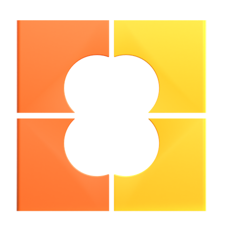 Würfel geometrische Form  3D Icon