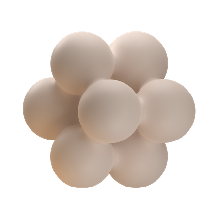 Würfel ball abstrakt form  3D Icon