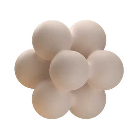Würfel ball abstrakt form  3D Icon