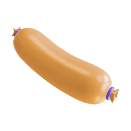 Wurst  3D Illustration