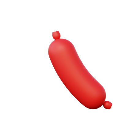 Wurst  3D Illustration