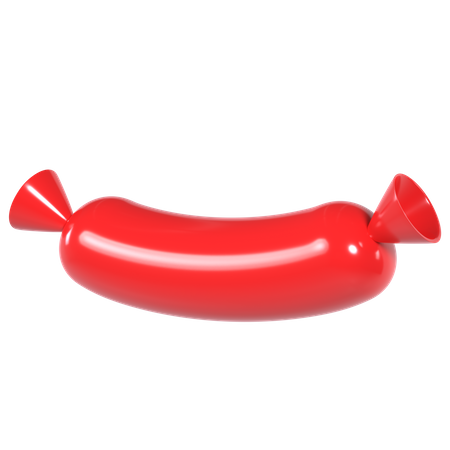 Wurst  3D Illustration