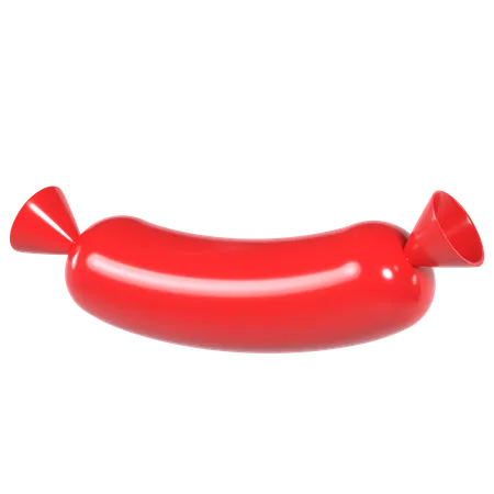 Wurst  3D Illustration