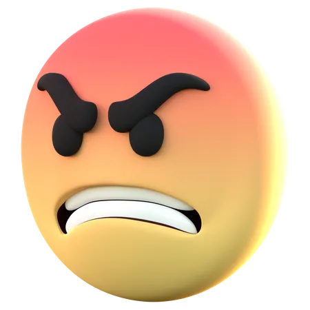 Wütend  3D Emoji