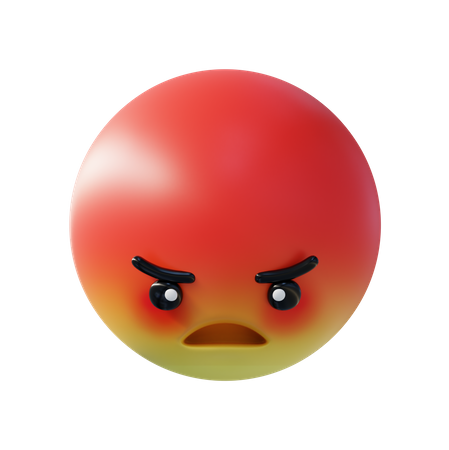 Wütend  3D Icon