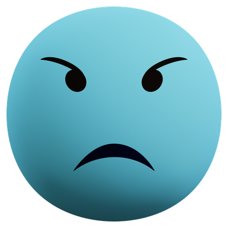Wütendes Emoji  3D Icon