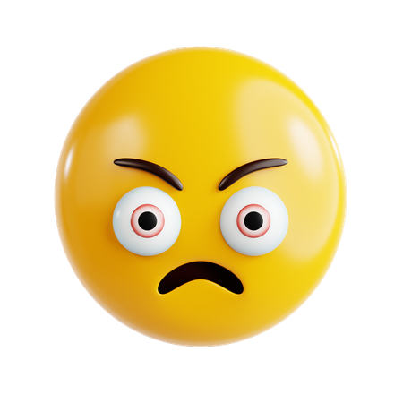 Wütendes Emoji  3D Icon