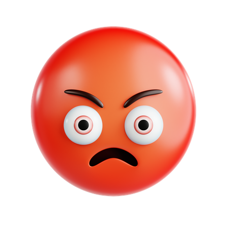 Wütendes Emoji  3D Icon