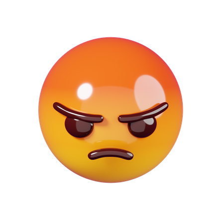 Wütendes Emoji  3D Emoji