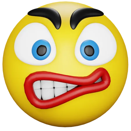 Wütendes Emoji  3D Icon