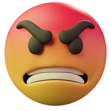 Wütendes Gesicht  3D Emoji