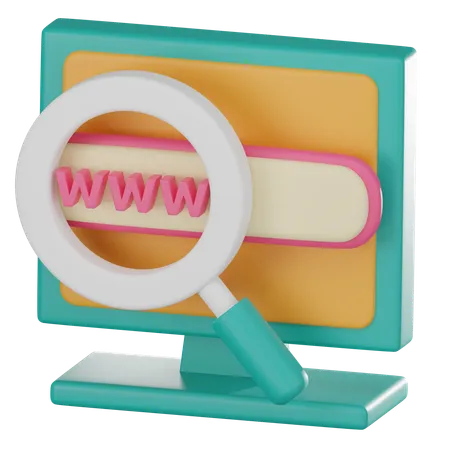 3 D Icon Depicting Web Searching In The Virtual World Ideal For Illustrating Concepts Of Data Mining Internet Connectivity And Online Research 3 D Illustration 3D Icon