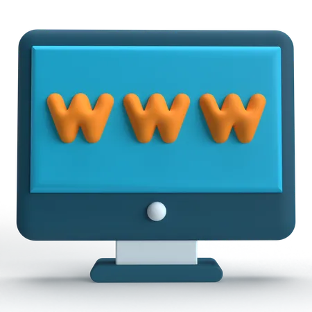 Www  3D Icon