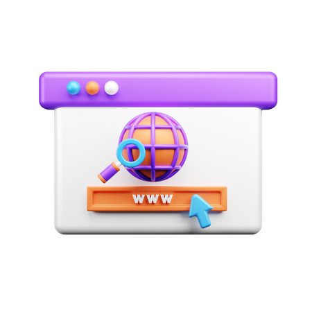 Www  3D Icon