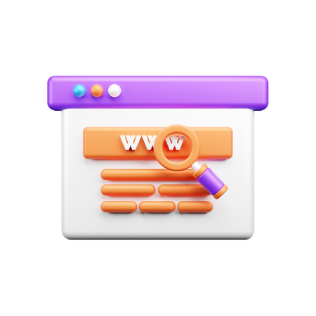 Www  3D Icon