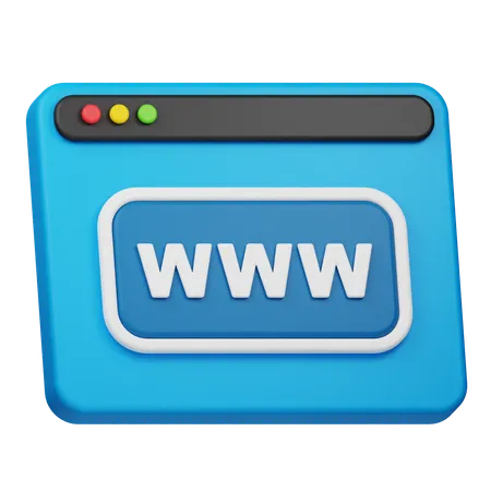 Www  3D Icon