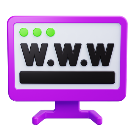 Www  3D Icon