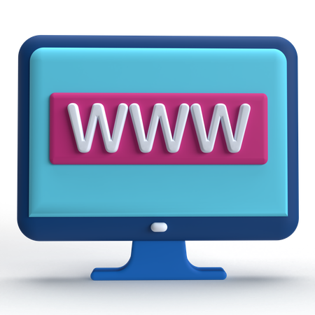 Www  3D Icon