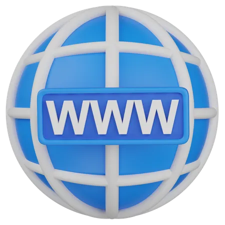 Www  3D Icon