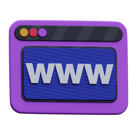 Www  3D Icon