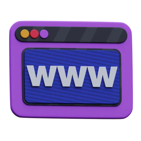 Www  3D Icon