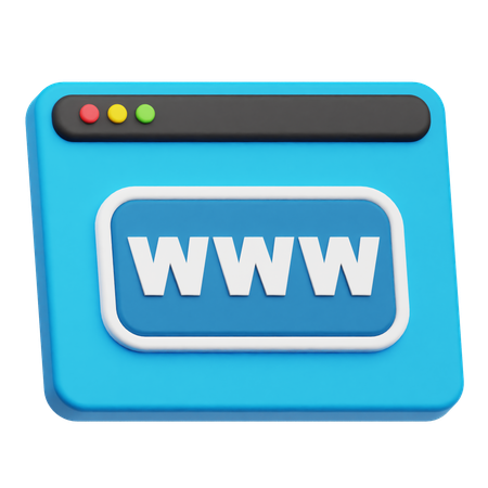 Www  3D Icon