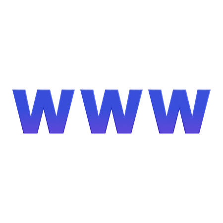 Www  3D Icon