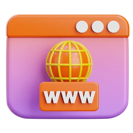 Www  3D Icon