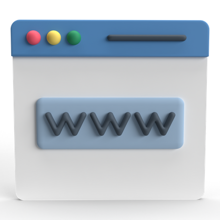 WWW  3D Icon