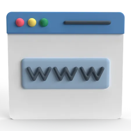 WWW  3D Icon