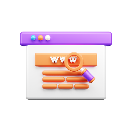 Www  3D Icon