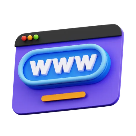 Www  3D Icon