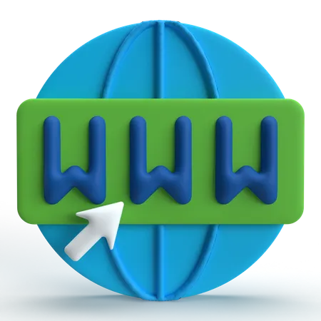 WWW  3D Icon