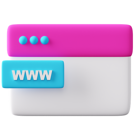 Www  3D Icon