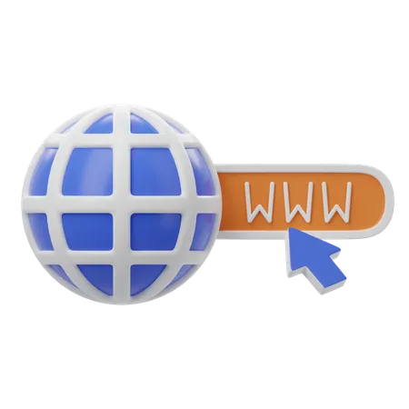 Www  3D Icon