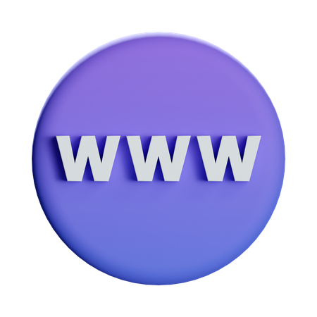 Www  3D Icon