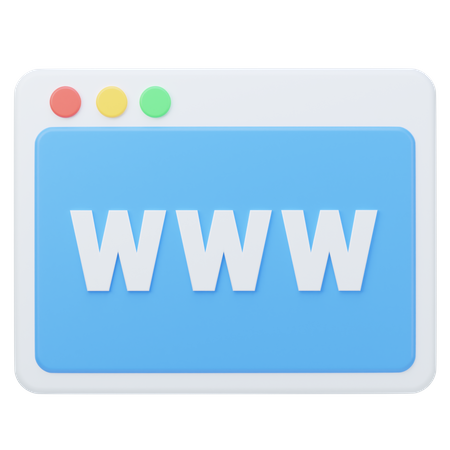 WWW  3D Icon