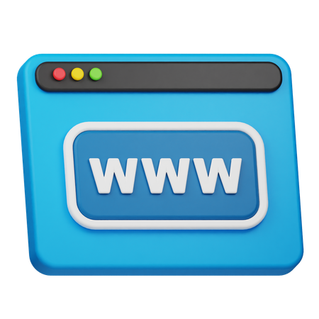 WWW  3D Icon