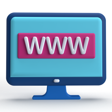 WWW  3D Icon