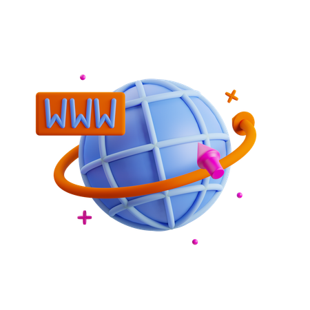 Www  3D Icon