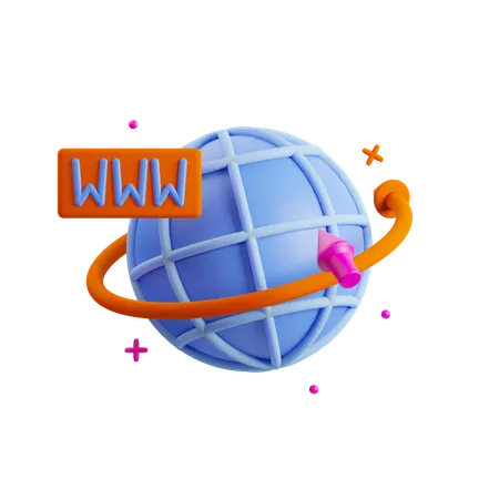 Www  3D Icon