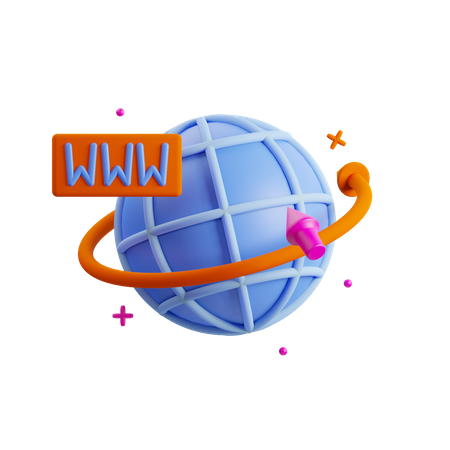 Www  3D Icon