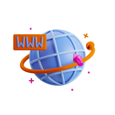 Www  3D Icon