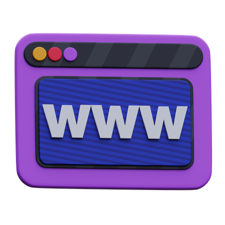 Www  3D Icon