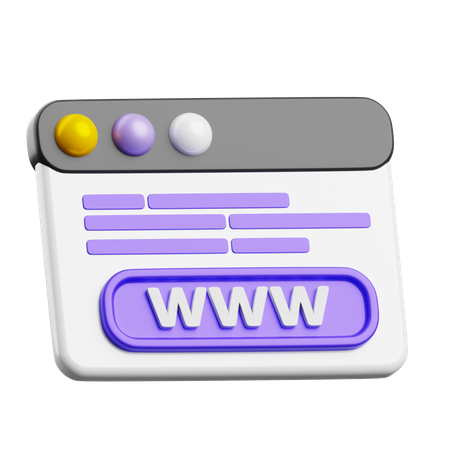 Www  3D Icon